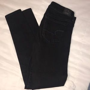 Black American eagle skinny jeans (jegging) !